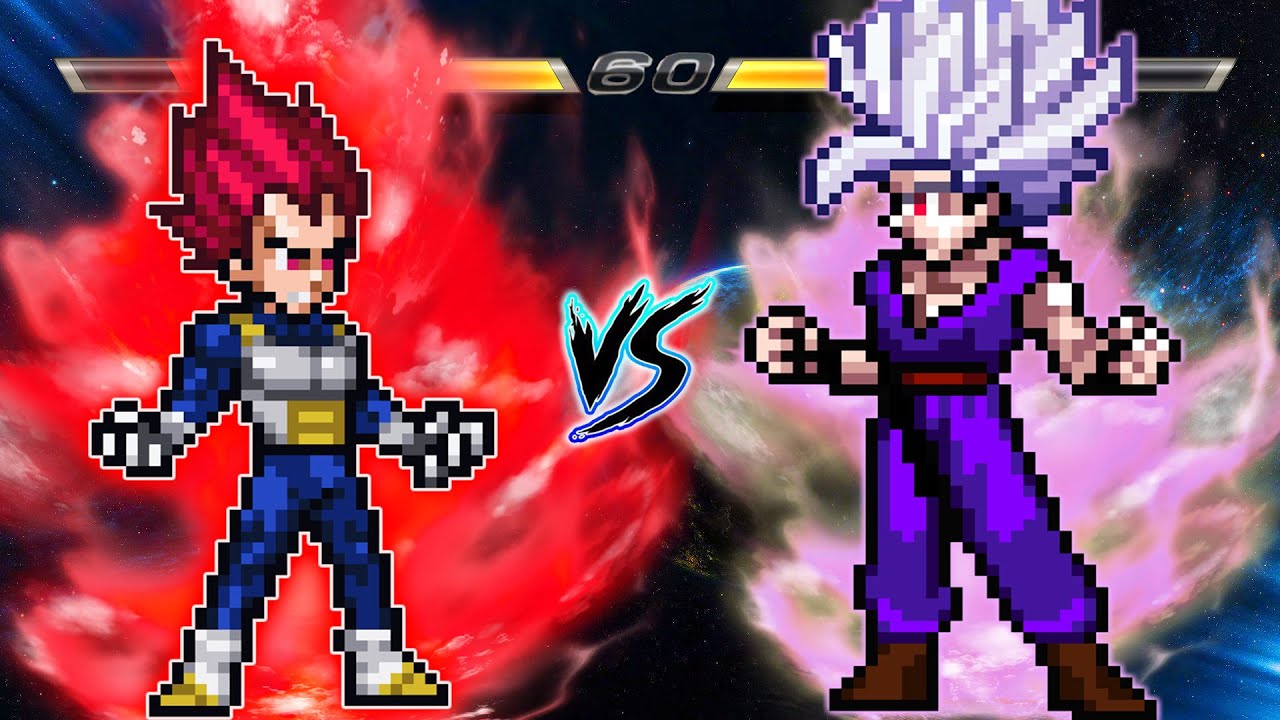 VEGETA ALL FORMS VS BEAST GOHAN JUS