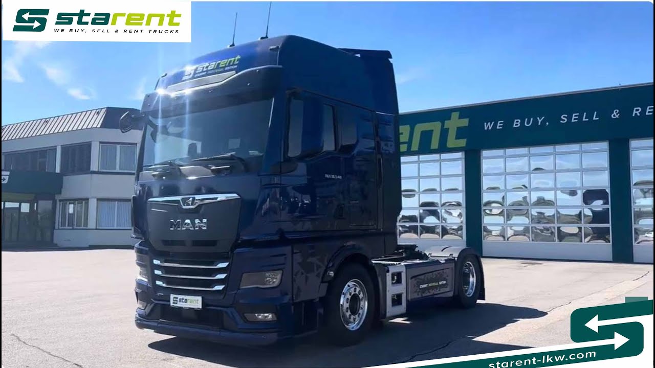 verkauft - MAN TGX 18.540 LL Retarder Leder Alcoa Navi Standklimaanlage SZM25047 www.starent-lkw.com