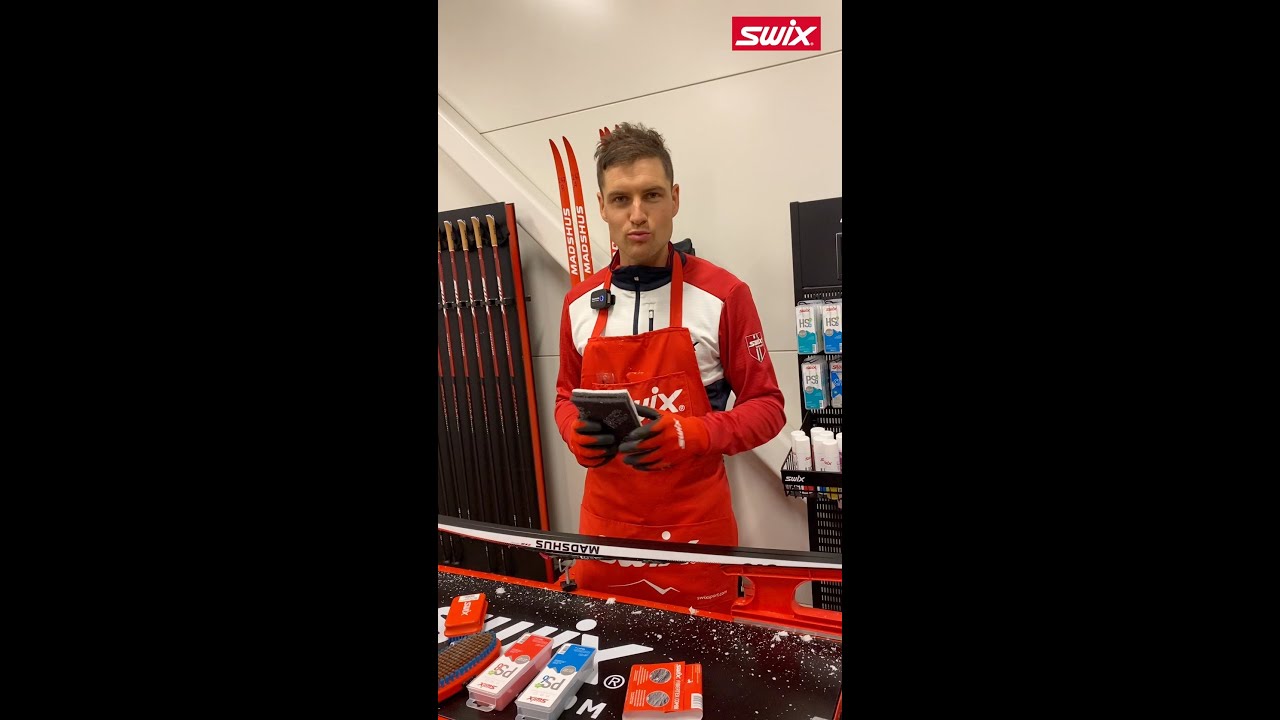 Slik blir du kvitt en tørr skisåle med Swix Fibertex