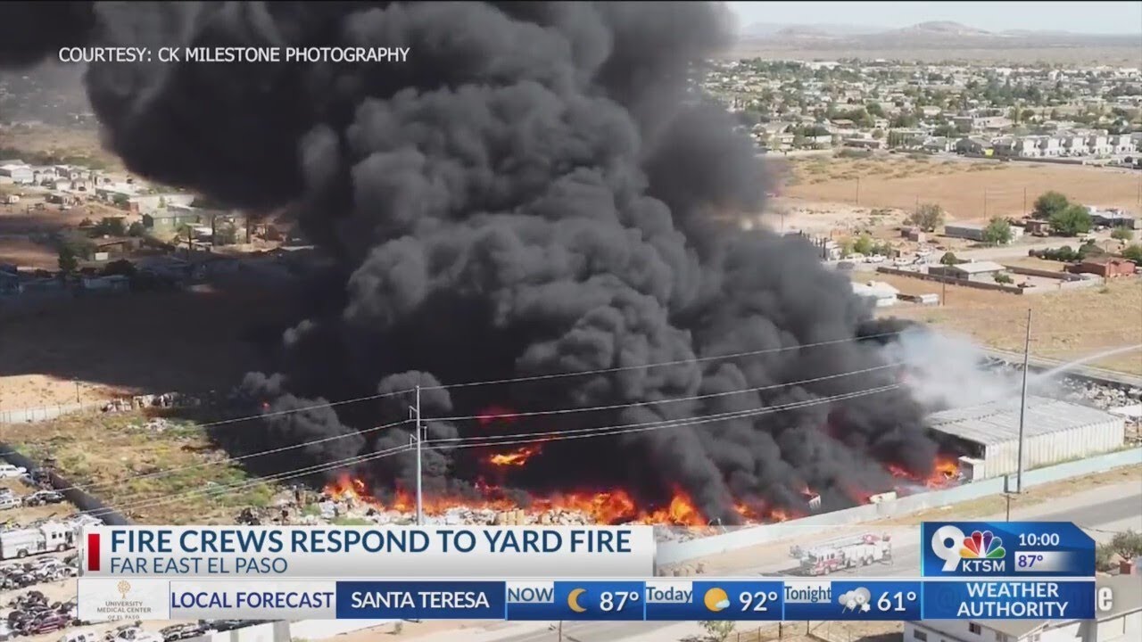 UPDATE: Fire at Montana Vista recycling plant under control