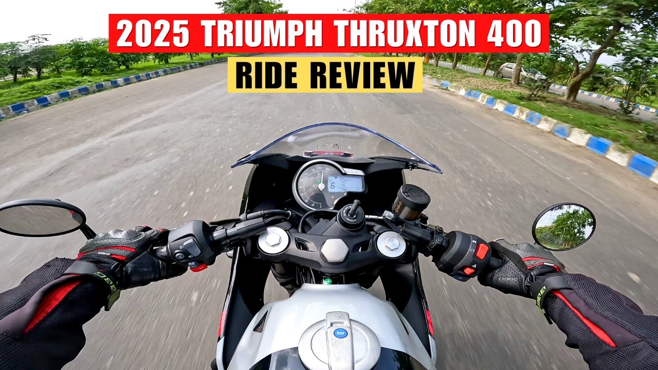 2025 Triumph THRUXTON 400 Ride Review - Top Speed | Before U Buy Must Watch!