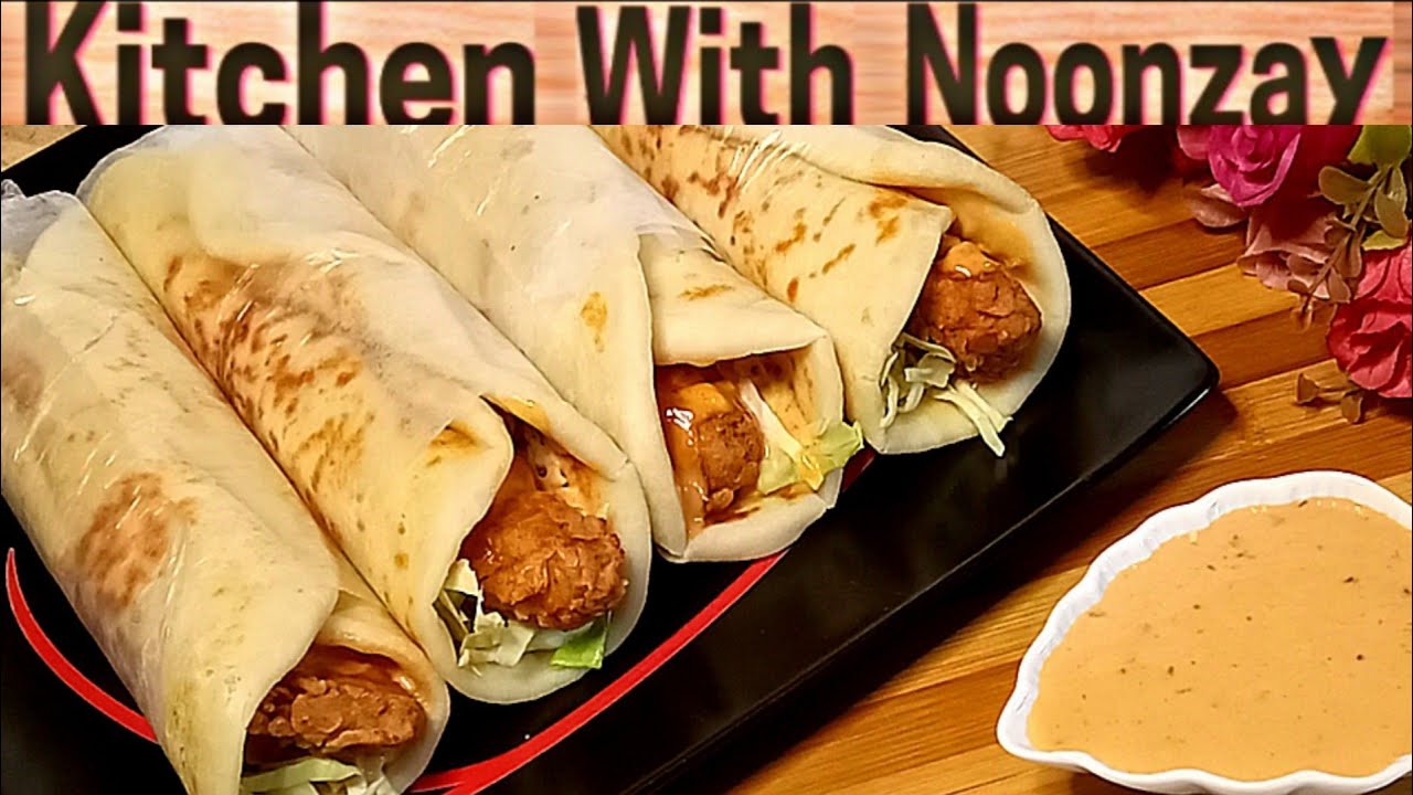 Zinger shawarma | Ramadan special | Recipe by kitchen with Noonzay