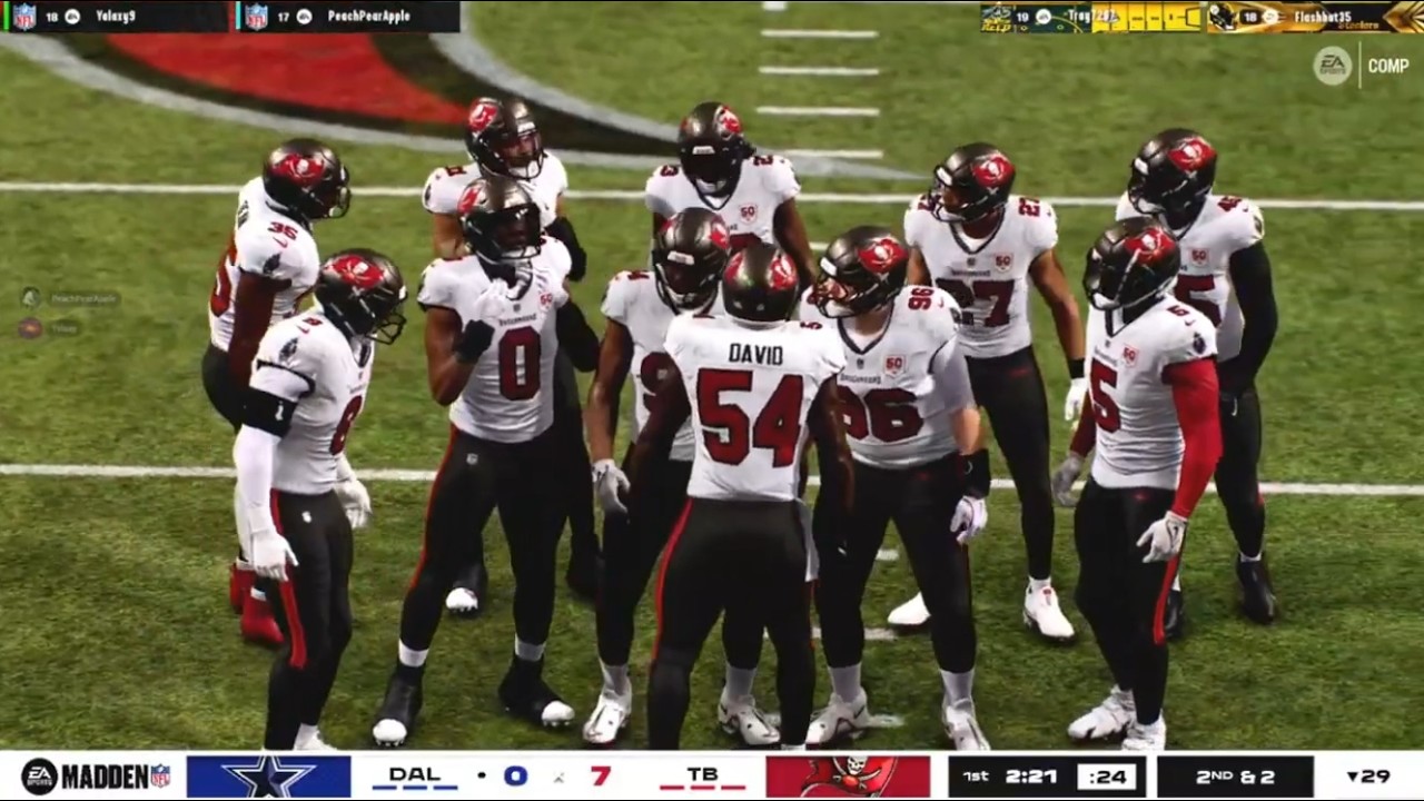 Cowboys vs Buccaneers 2v2
