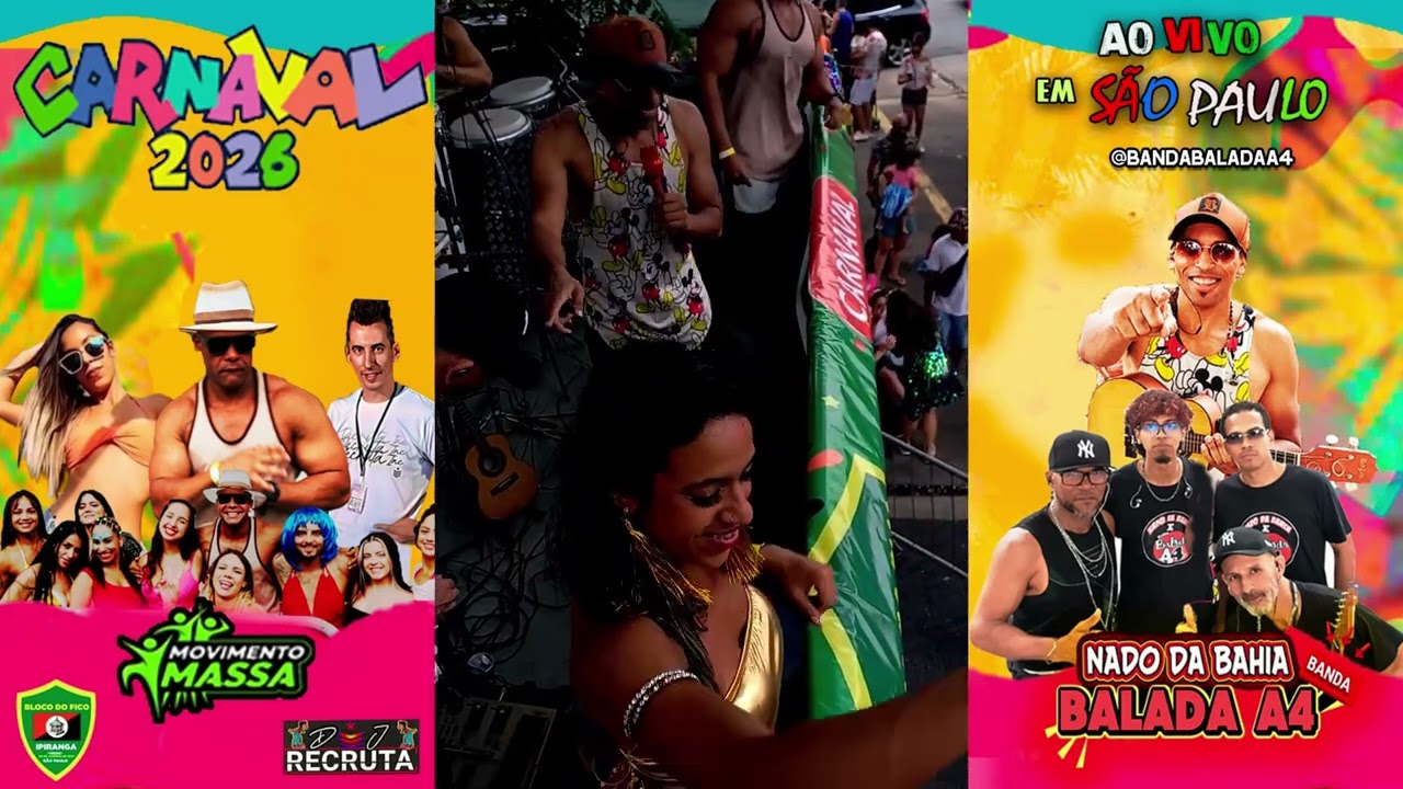 AO VIVO NO BLOCO DO FICO 2026 - Nado da Bahia e Banda Balada A4 #carnaval [MELHORES MOMENTOS]