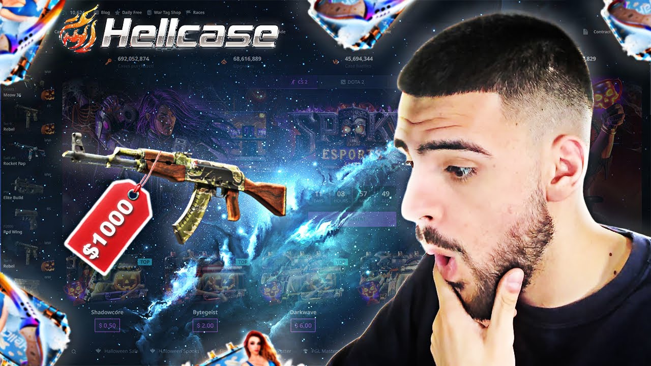 Crazy AK makes me rich on Hellcase (HELLCASE PROMO CODE)