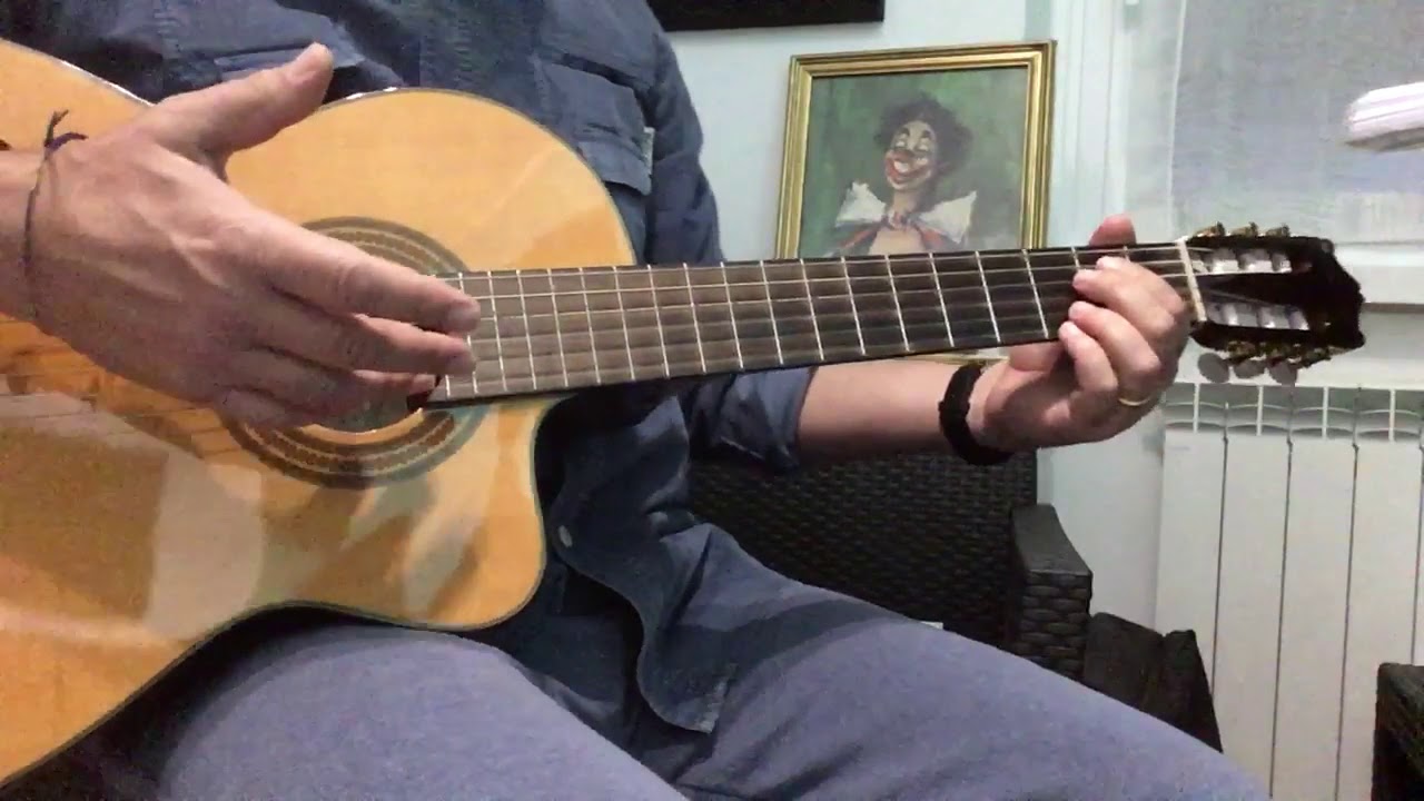 Un tempo piccolo Califano Tutorial chitarra accordi e arpeggio