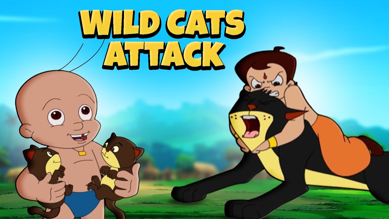 Chhota Bheem - Wild Cat Attack Dholakpur | Cartoons for Kids | Adventure Videos for Kids