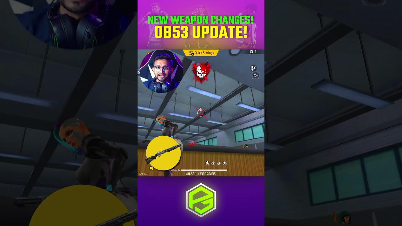 RIP AC80 | OP UMP / M590 New Weapon Changes in Freefire OB53 Update🔥l #shorts #freefire | PRI GAMING