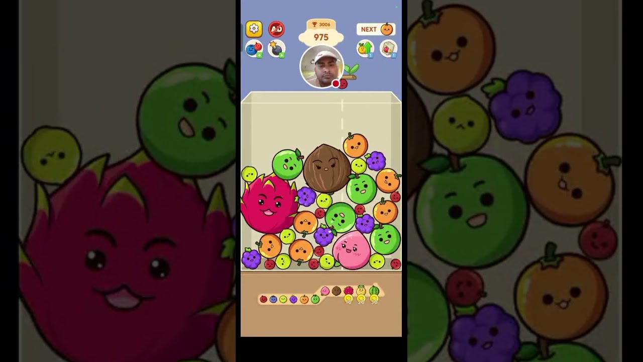 Top gamuslive Live ! fruit merge ! nonstop game play #shortfeed #gaming #live #merge #fruit