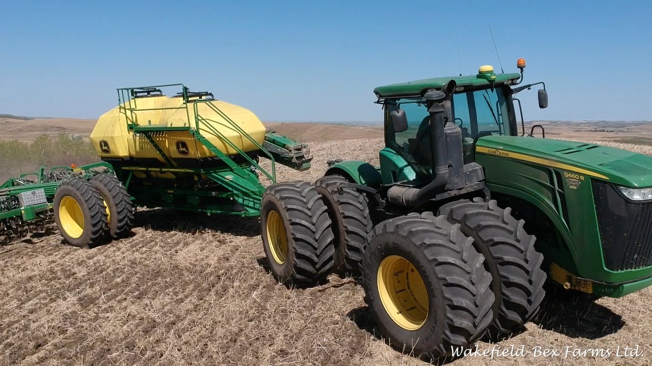 John Deere 9460R & 1870 Seeder
