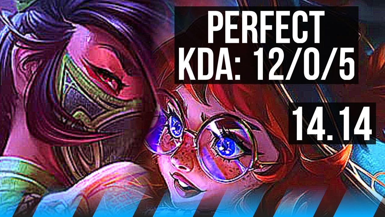 AKALI vs AURORA (MID) | 12/0/5, Legendary, 700+ games | EUNE Diamond | 14.14