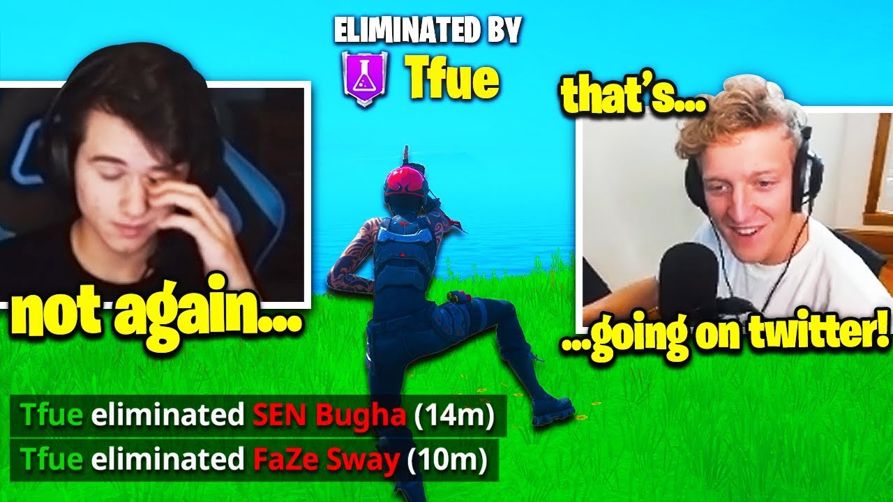 TFUE *DESTROYS* FaZe SWAY & BUGHA then *ROASTS* them! (Fortnite)