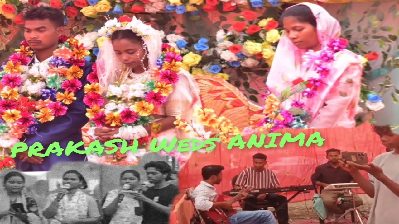 Mundari Christian marriage song. PRAKASH weds ANIMA