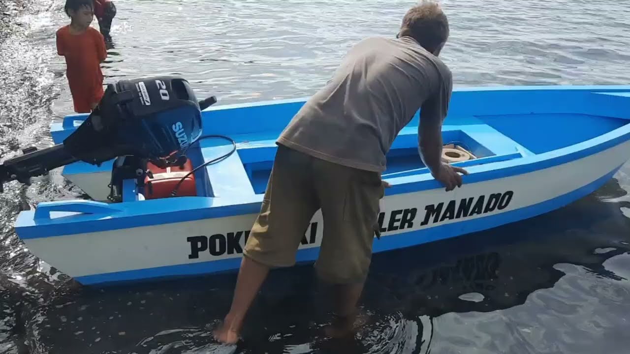 TEST DRIVE PERAHU SPEED BOAT BAHAN SPON EVA PANJANG 4M X 130CM|| LANGSUNG MANCING