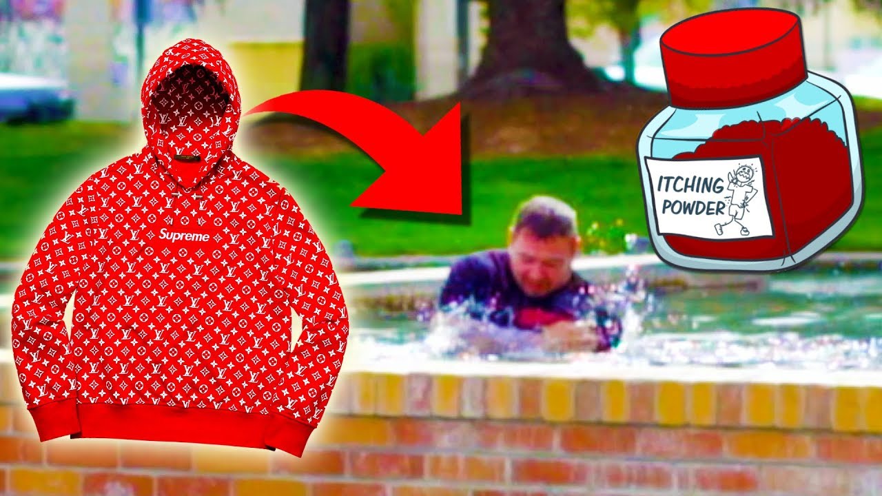 Розыгрыш с капюшоном LOUIS VUITTON x SUPREME!!