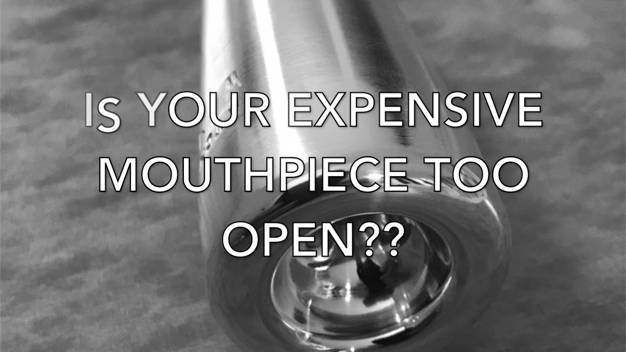 Is your Mouthpiece Too Open? Bore Reduction. #trumpet #trombone #flugelhorn