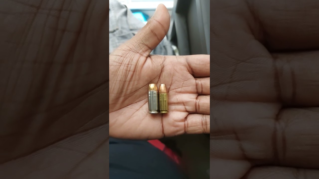 Сравнение размеров .40 S&W и 9 мм Luger #9 мм #40cal #пистолет