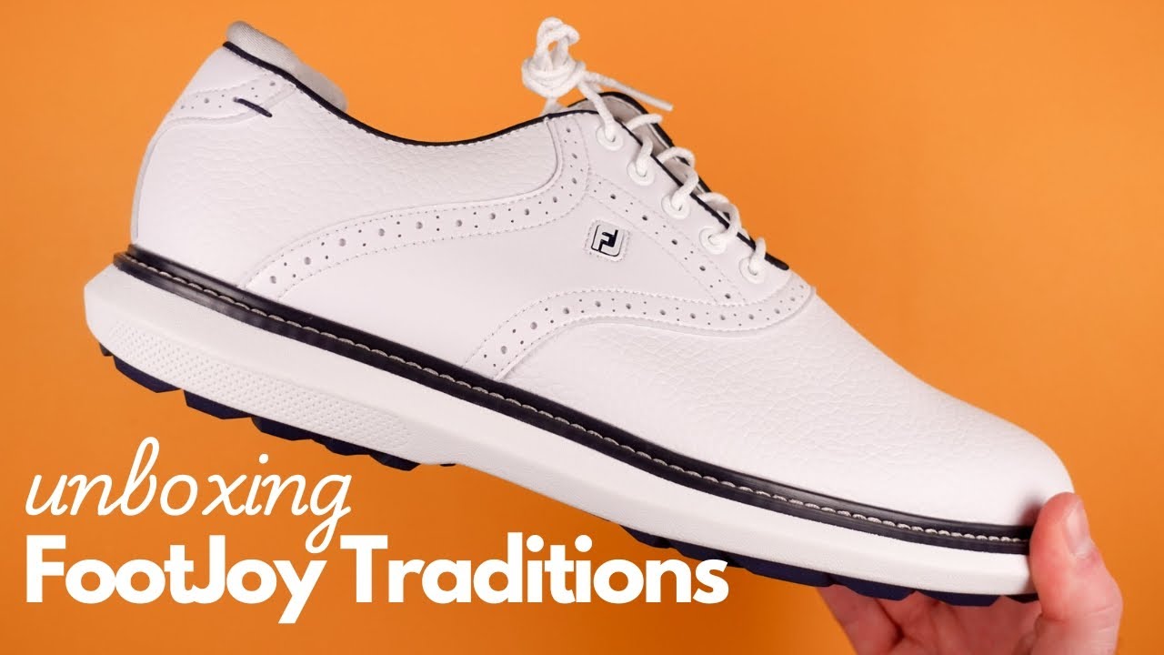 Unboxing the stunning FootJoy Traditions Men's Golf Shoes (ASMR)