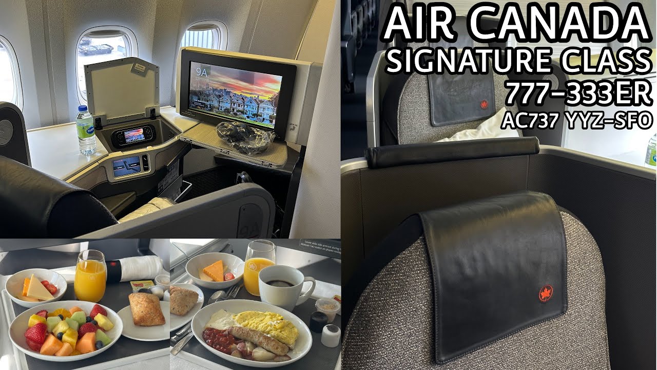 Air Canada Signature Class Boeing 777-300ER Business Class Review