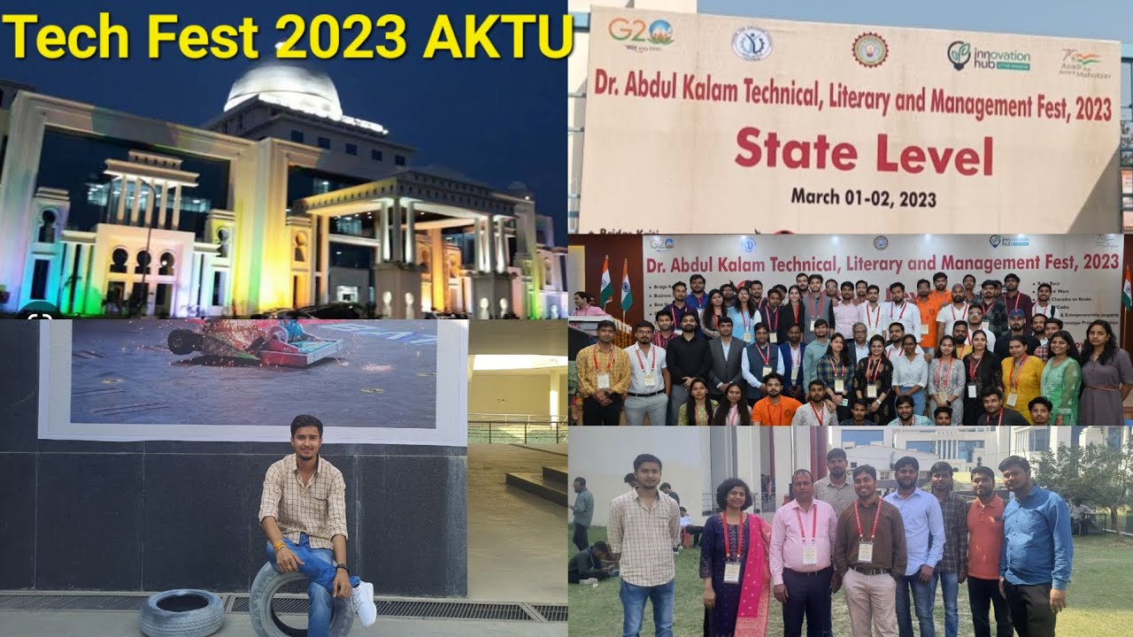 AKTU TECH FEST 2023 Center For Advanced Studies AKTU NEW CAMPUS Annualfunction #aktu #techfest #2023