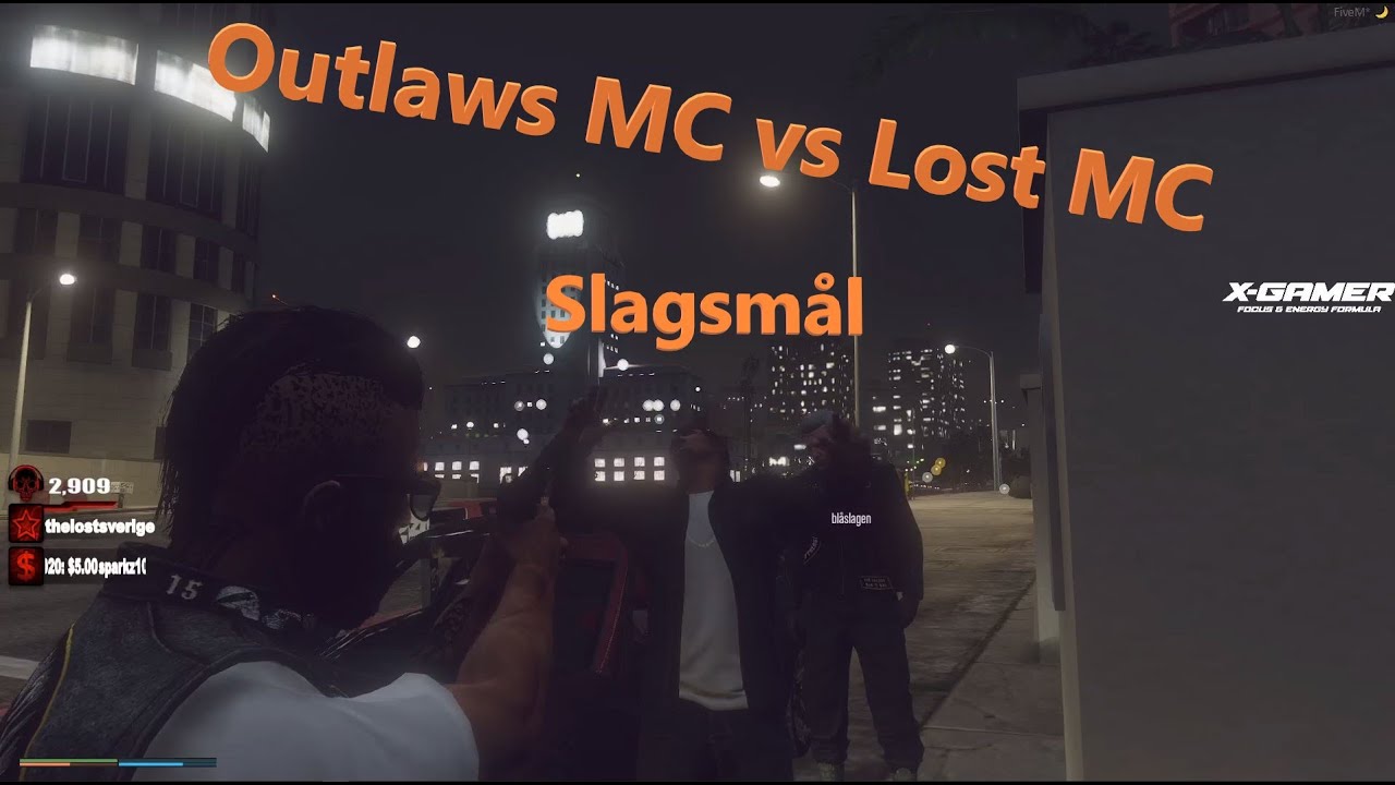 Lost MC vs Outlaws MC - Slagsmål [FBRP]