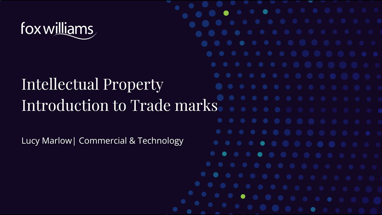 Intellectual Property - Introduction to Trade marks
