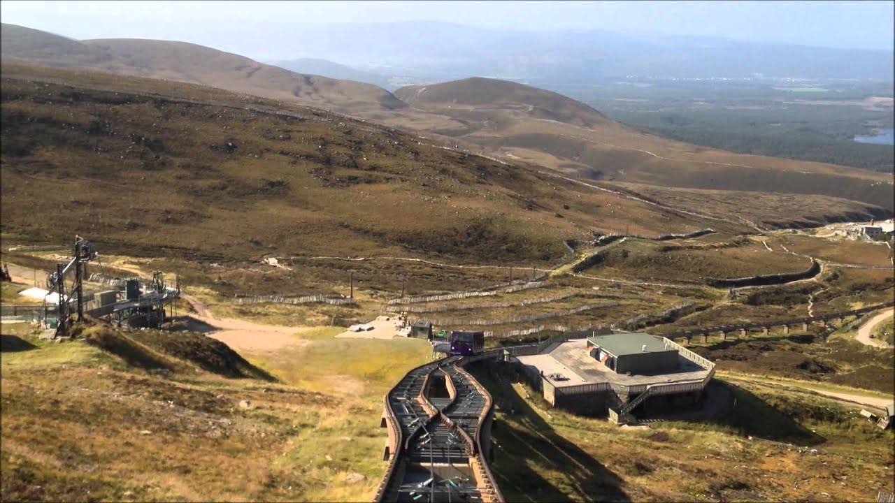 Cairngorm Funicular Railway, from top to bottom