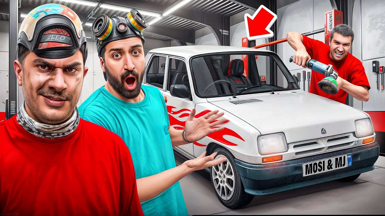 رنوی سوخته رو بازسازیش کردیم 😵🤕 | زدیم به دل زنگ‌زدگی و رنگ کاری 🚗🔥 (ولی آخرش چی شد؟!)