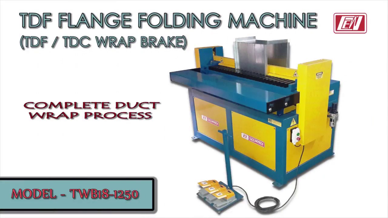TDF/TDC Flange Folding Machine, TDF/TDC Wrap Brake