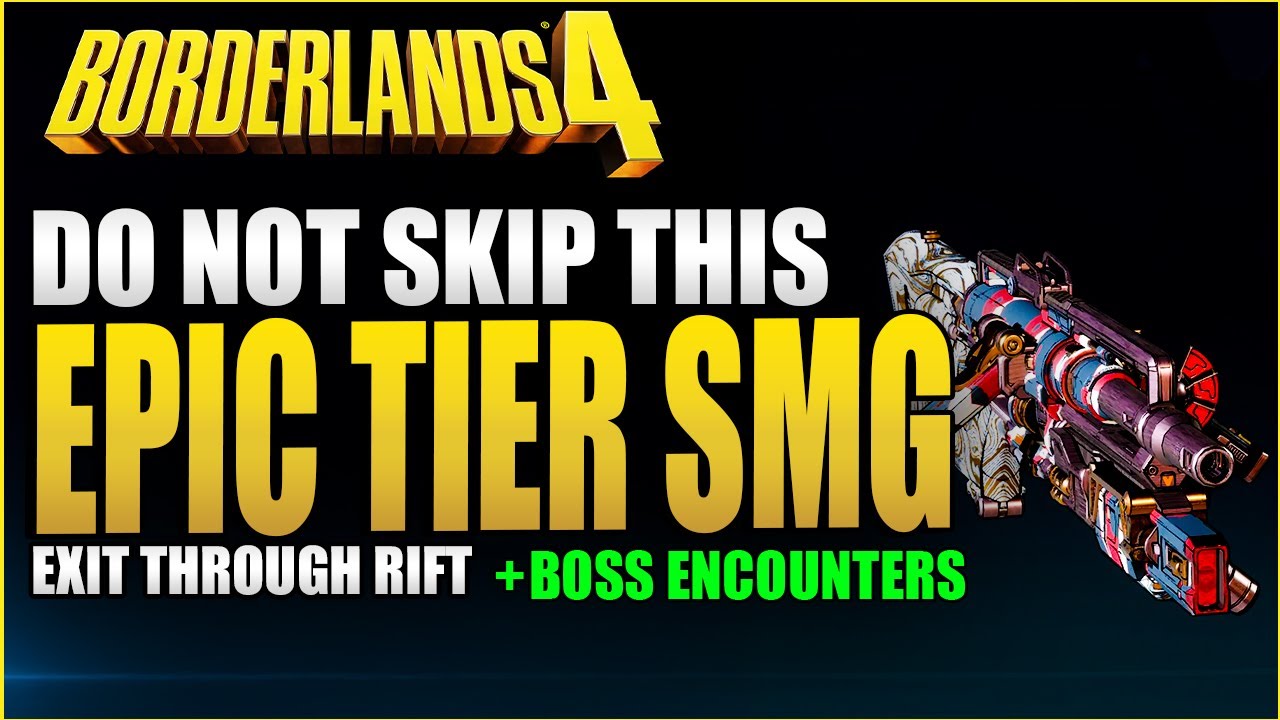 This Side Quest Will Give You A EPIC SMG in Borderlands 4