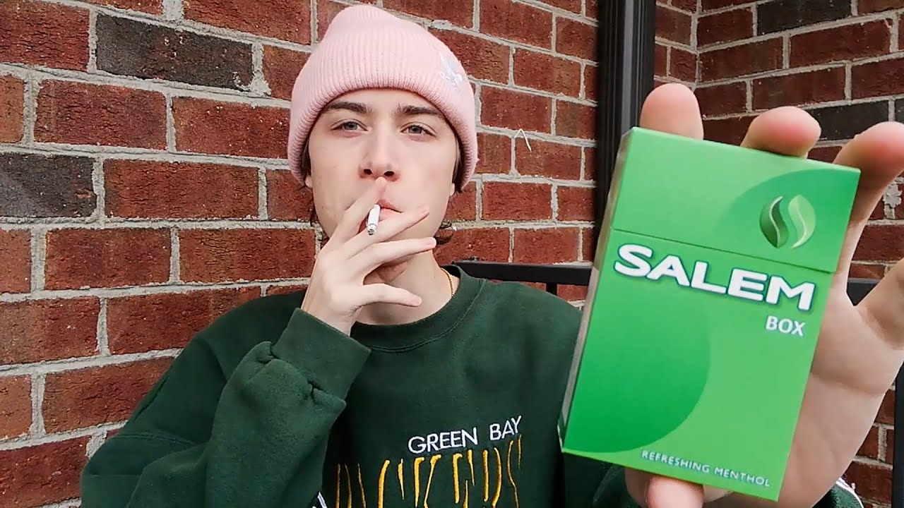 Smoking a Salem Menthol Cigarette - Review