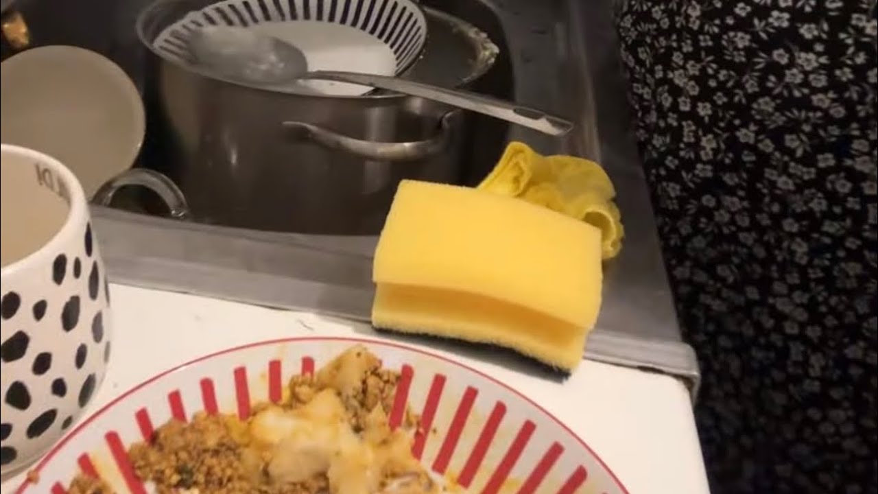 Washing Dishes After Eating Fufu | African Home Routine
