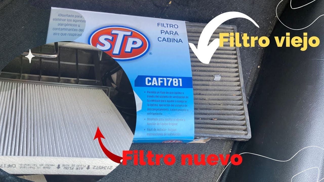 Cambio de filtro del A/C o filtro de cabina en un Honda Civic 2015