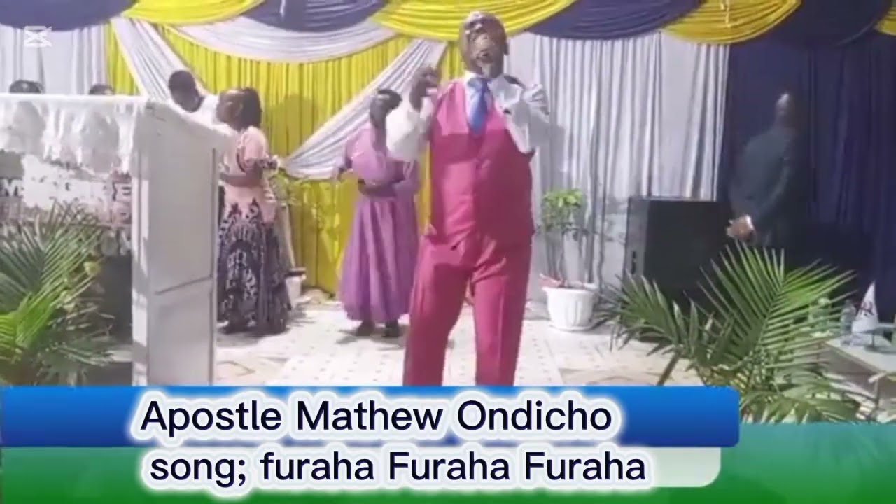 Apostle Mathew Ondicho singing 