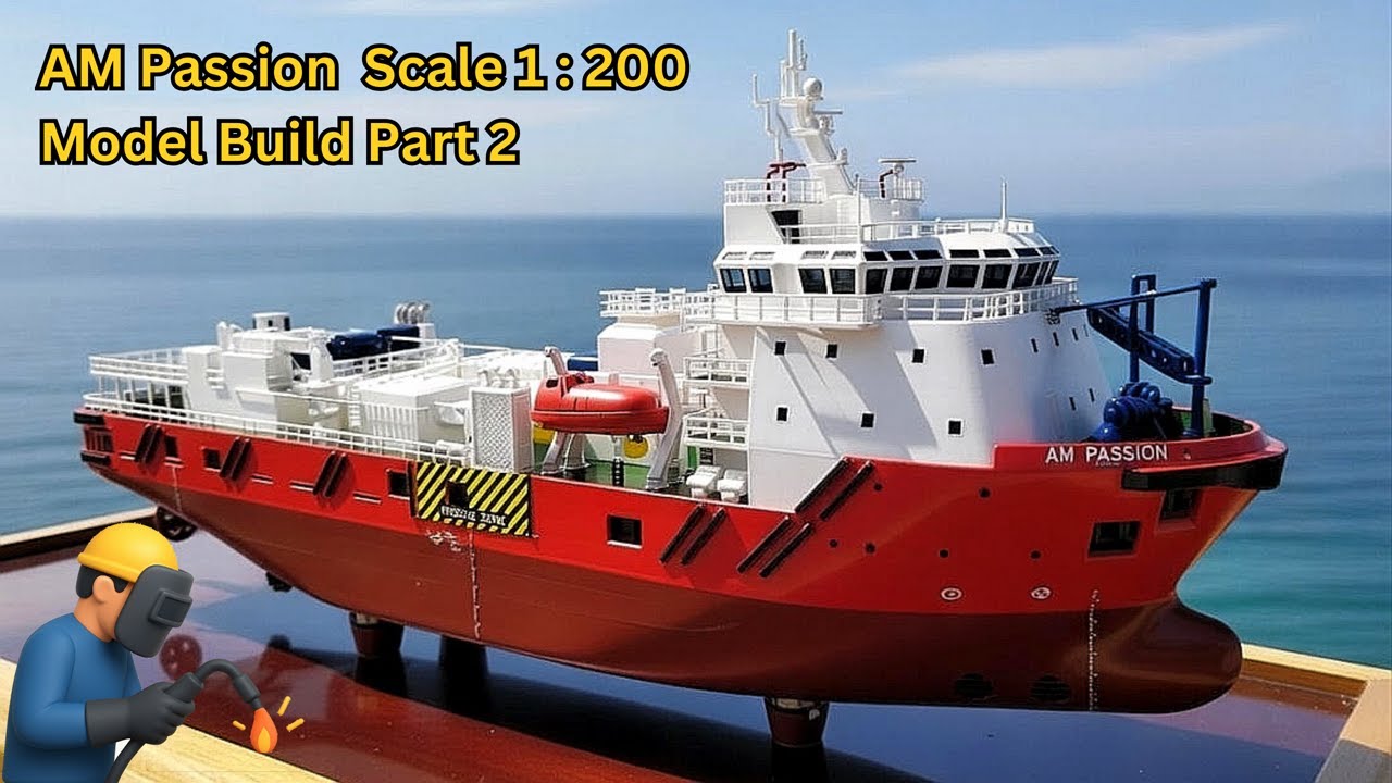Shipyard Scale Model for Maritime Architects – Precision Build for Project Visualization. Part 2
