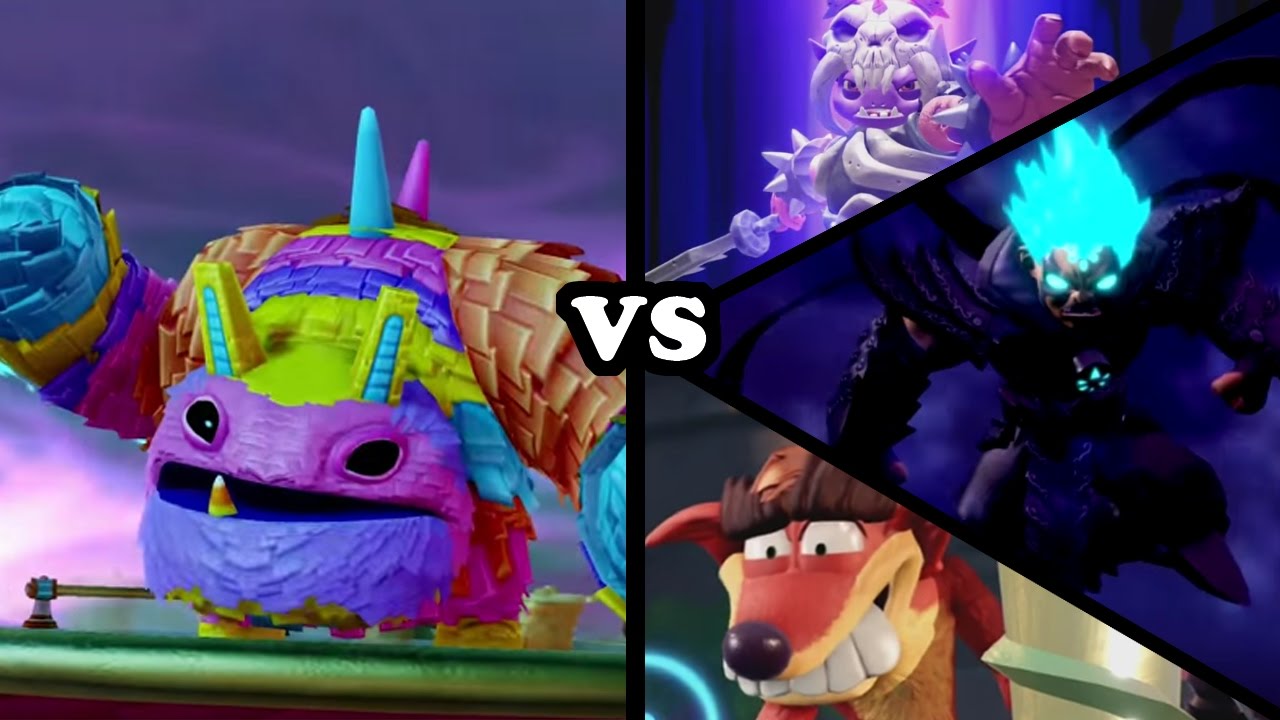Skylanders Imaginators - Pain-Yatta VS All Bosses (Doomlanders, Super Kaos & Fake Crash)