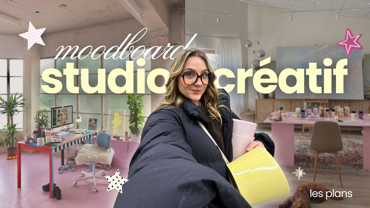 MES IDÉES + PLANS POUR MON FUTUR STUDIO CRÉATIF 🧚‍♀️⚒️ (épisode 2)