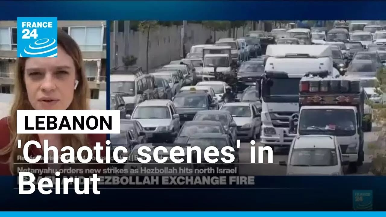 'Chaotic scenes' in Beirut after Netanyahu orders strikes &bull; FRANCE 24 English
