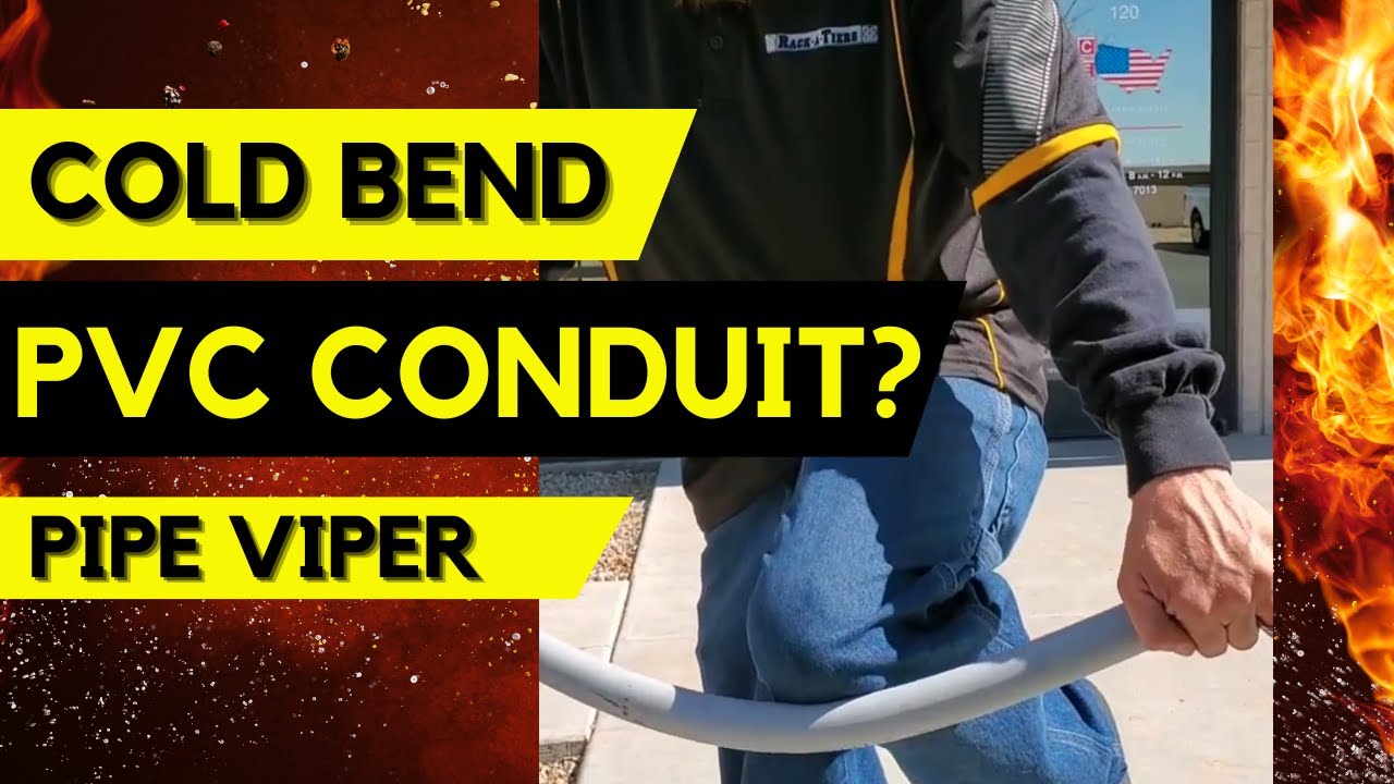 Did you know you could COLD BEND PVC Conduit!?! (Pipe Viper)