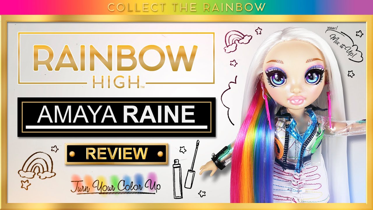 Review AMAYA RAINE, Hair Studio 🌈 Especial Rainbow High 🌈