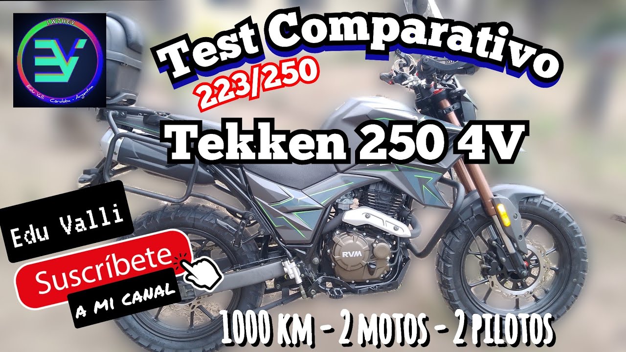 TEKKEN 250 4V. Test Comparativo 223/250