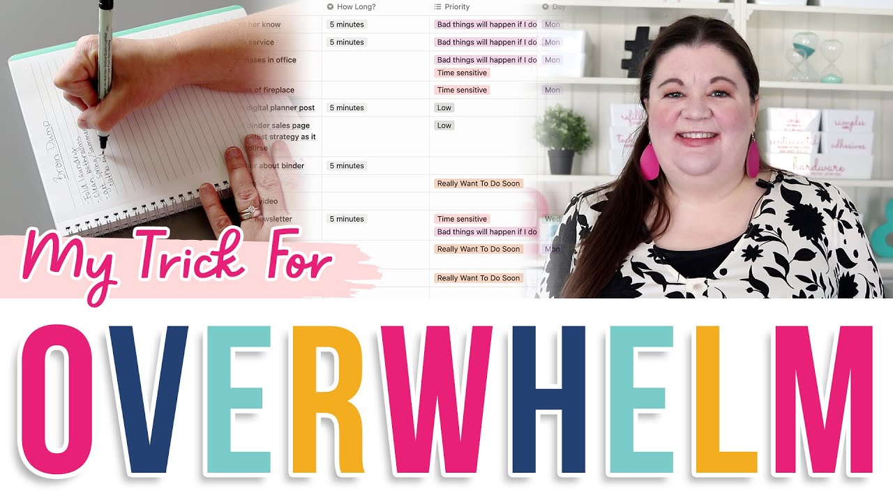 Why Your Brain Dumps Aren't Effective | What to Do When You Are Overwhelmed