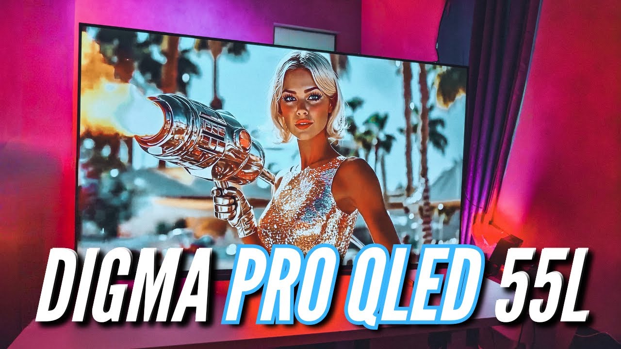4K UHD TV. DIGMA PRO QLED 55L. 3 МЕСЯЦА. ОБЗОР и ОПЫТ ИСПОЛЬЗОВАНИЯ