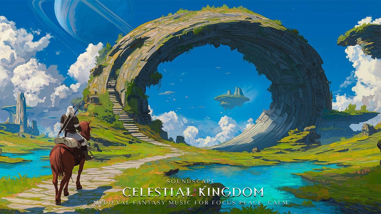 Celestial Kingdom Soundscape | Medieval Music for Peace & Calm