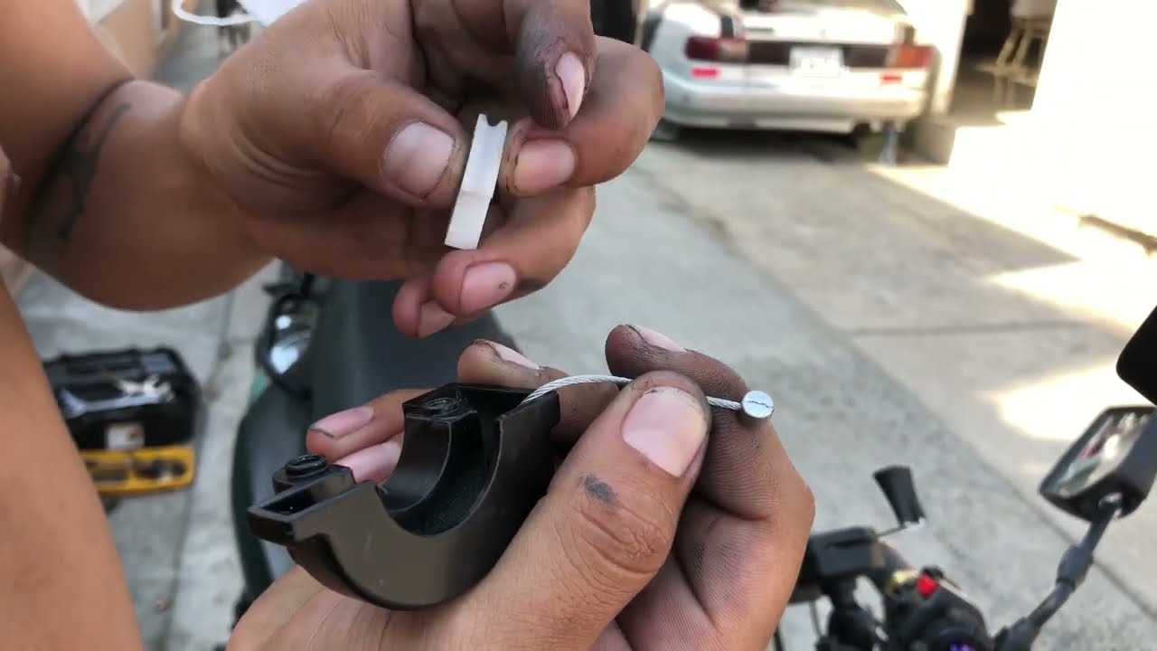 Como cambiar cable de acelerador moto ranger 200 paso a paso