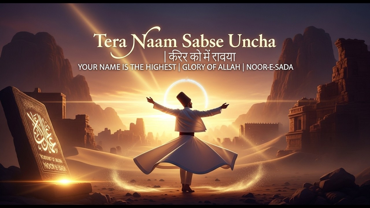 Tera Naam Sabse Uncha | तेरा नाम सबसे ऊँचा| Your Name is the Highest| Glory of Allah | Noor-e-Sada