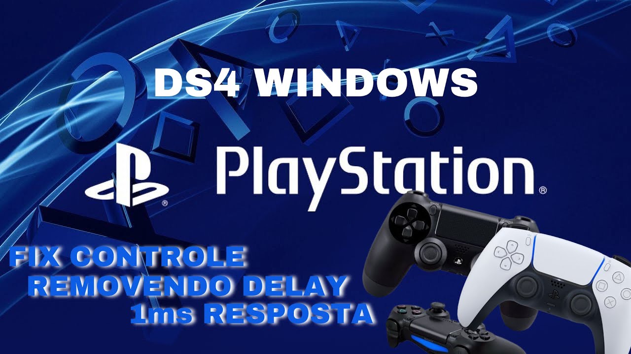 Como Remover o Input Lag do Controle de PS4 e PS5 e Ter 1ms de Resposta Utilizando o DS4 Windows .