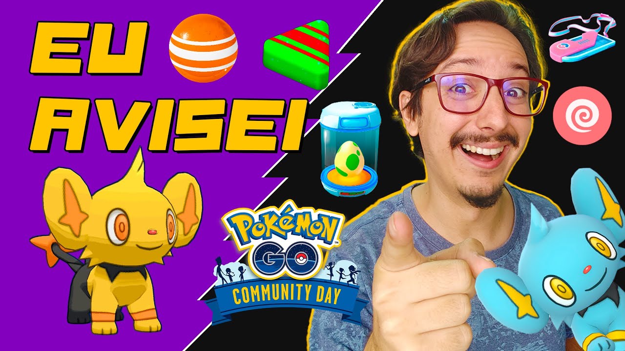 O MONSTRO LUXRAY EST&Aacute; CHEGANDO! DIA DA COMUNIDADE DO SHINX! Pok&eacute;mon GO!