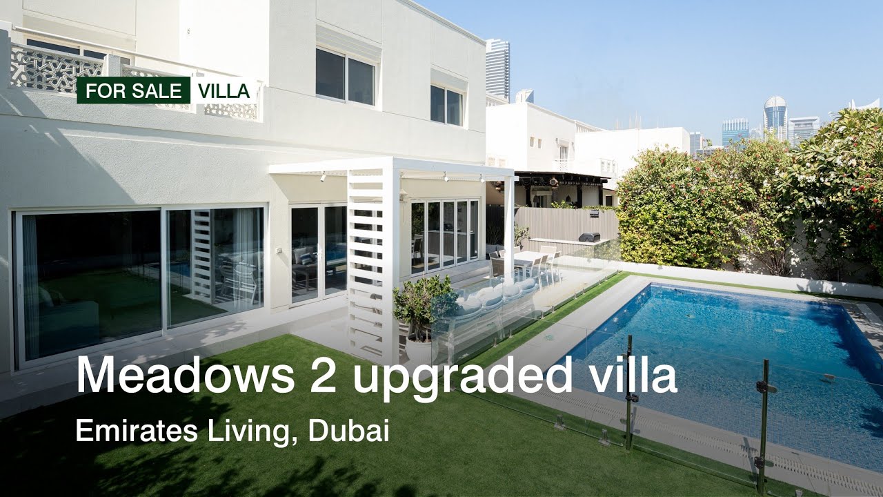 Meadows 2 upgraded villa at Emirates Living, Dubai | haus & haus