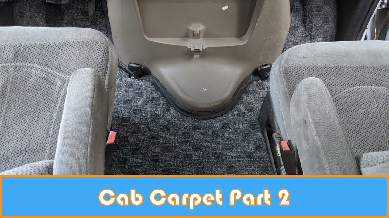 Van Life Build | Ford E350 Stealth Conversion | Cab Carpet Install pt 2 | Ep 10